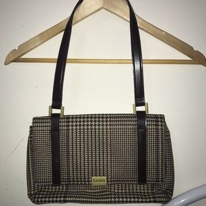 Ralph Lauren Houndstooth Purse